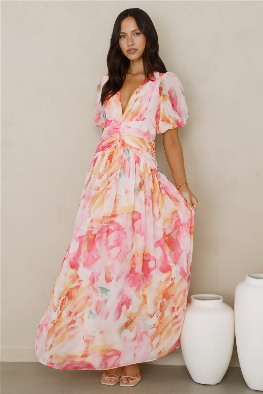 Creative Energy Maxi Dress Print