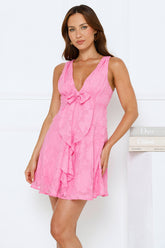 Your Senses Mini Dress Pink