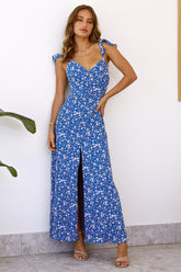 Beach Breeze Maxi Dress Blue