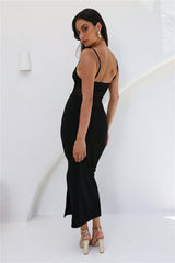 One Luxury Night Maxi Dress Black