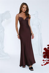 Glow Up Certified Maxi Dress Merlot