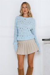 Winterberry Sweater Knit Blue