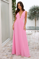 Elegant Vision Maxi Dress Pink