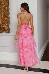 About Her Beauty Maxi Dress Pink
