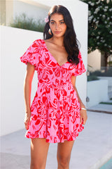 Things I Like Mini Dress Pink