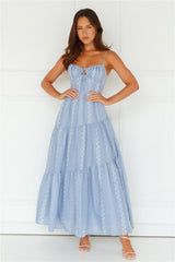 Secret Oasis Maxi Dress Blue